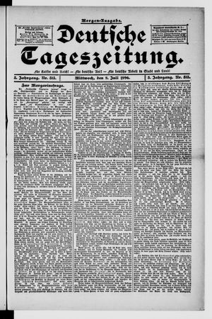 Deutsche Tageszeitung vom 08.07.1896