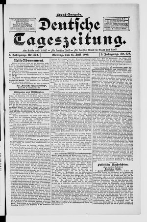 Deutsche Tageszeitung vom 13.07.1896
