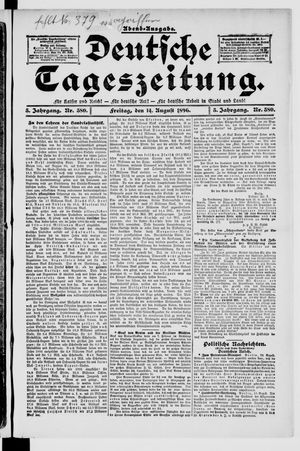 Deutsche Tageszeitung vom 14.08.1896