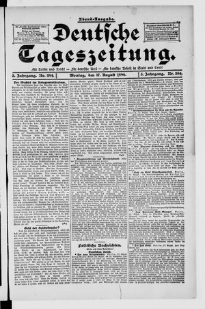 Deutsche Tageszeitung vom 17.08.1896