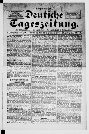 Deutsche Tageszeitung vom 30.09.1896