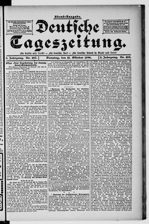 Deutsche Tageszeitung vom 13.10.1896