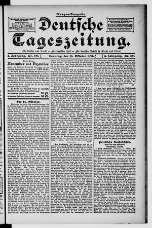 Deutsche Tageszeitung vom 18.10.1896