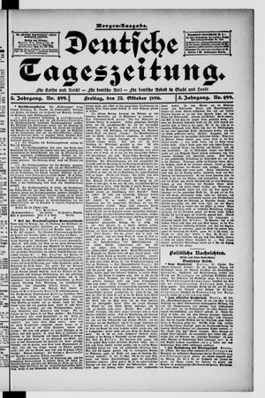 Deutsche Tageszeitung vom 23.10.1896