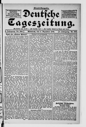 Deutsche Tageszeitung vom 02.12.1896