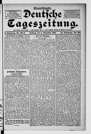 Deutsche Tageszeitung vom 04.12.1896