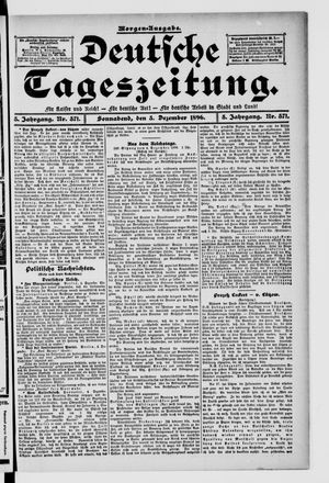 Deutsche Tageszeitung vom 05.12.1896