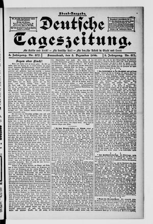 Deutsche Tageszeitung vom 05.12.1896