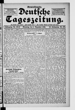 Deutsche Tageszeitung vom 08.12.1896