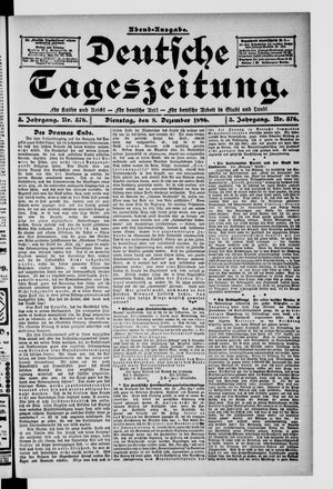 Deutsche Tageszeitung vom 08.12.1896