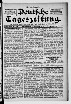 Deutsche Tageszeitung vom 09.12.1896