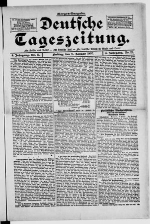 Deutsche Tageszeitung vom 08.01.1897