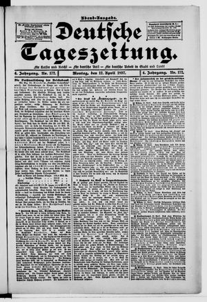 Deutsche Tageszeitung on Apr 12, 1897