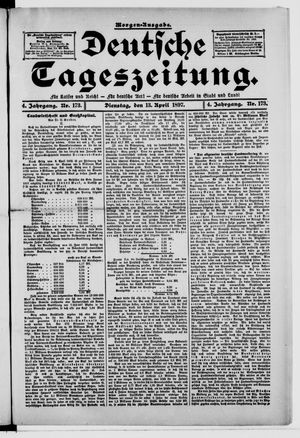 Deutsche Tageszeitung vom 13.04.1897