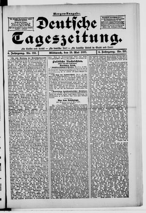 Deutsche Tageszeitung on May 19, 1897
