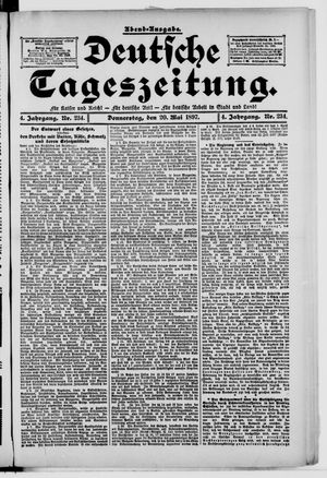 Deutsche Tageszeitung vom 20.05.1897