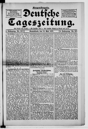 Deutsche Tageszeitung vom 22.05.1897