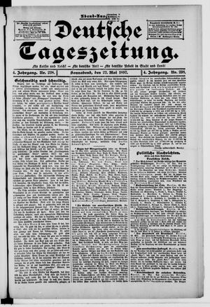 Deutsche Tageszeitung vom 22.05.1897