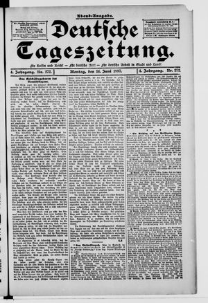 Deutsche Tageszeitung vom 14.06.1897
