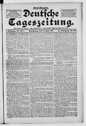 Deutsche Tageszeitung vom 24.06.1897