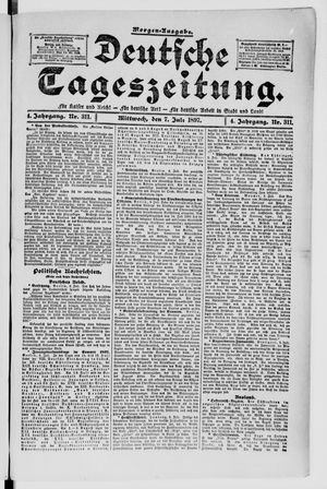 Deutsche Tageszeitung vom 07.07.1897