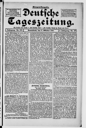 Deutsche Tageszeitung vom 09.10.1897