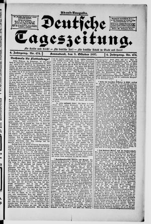 Deutsche Tageszeitung vom 09.10.1897