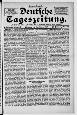 Deutsche Tageszeitung vom 12.10.1897