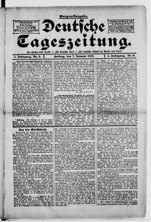 Deutsche Tageszeitung vom 07.01.1898