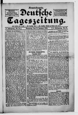 Deutsche Tageszeitung vom 11.01.1898