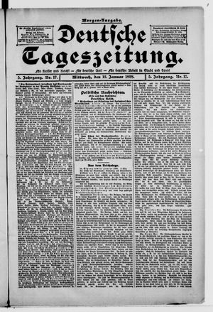 Deutsche Tageszeitung on Jan 12, 1898