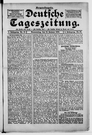 Deutsche Tageszeitung vom 13.01.1898