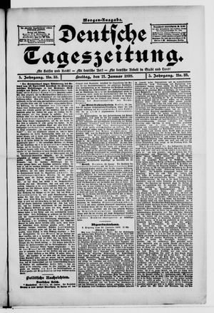 Deutsche Tageszeitung on Jan 21, 1898