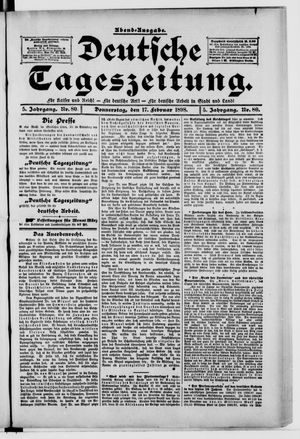 Deutsche Tageszeitung vom 17.02.1898