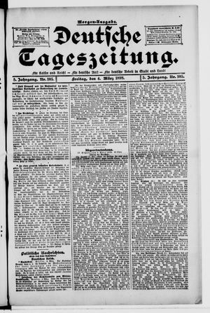 Deutsche Tageszeitung vom 04.03.1898