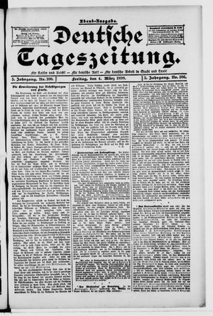Deutsche Tageszeitung vom 04.03.1898