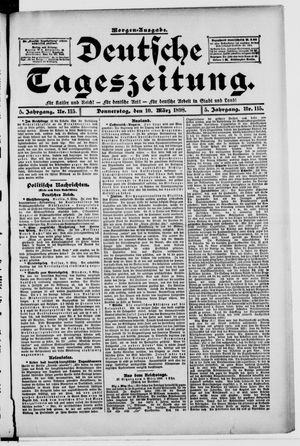 Deutsche Tageszeitung vom 10.03.1898