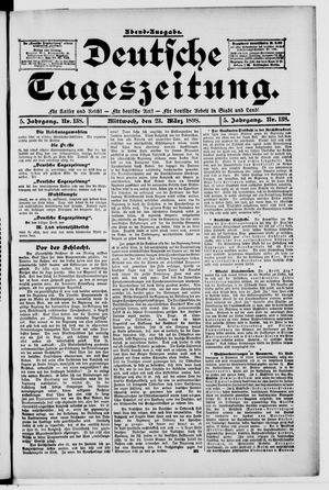 Deutsche Tageszeitung vom 23.03.1898