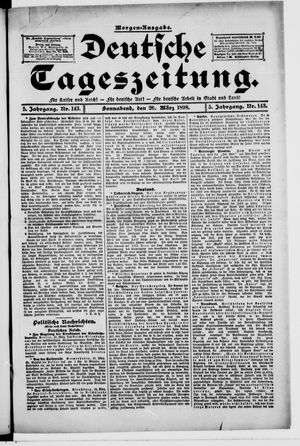 Deutsche Tageszeitung vom 26.03.1898