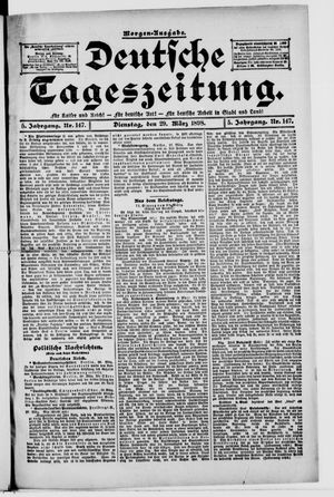Deutsche Tageszeitung on Mar 29, 1898