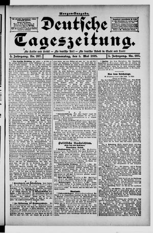 Deutsche Tageszeitung vom 05.05.1898
