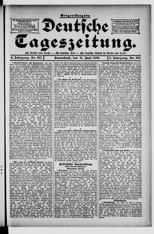 Deutsche Tageszeitung vom 11.06.1898