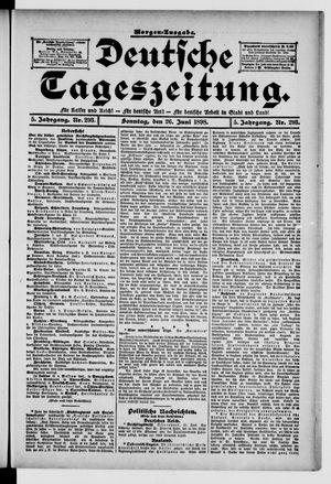 Deutsche Tageszeitung on Jun 26, 1898