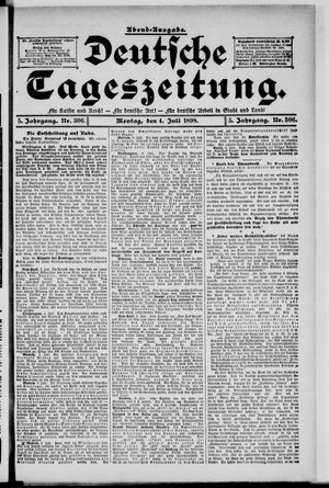 Deutsche Tageszeitung vom 04.07.1898