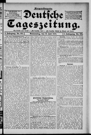 Deutsche Tageszeitung vom 21.07.1898