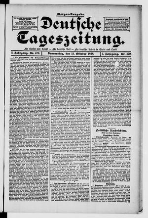 Deutsche Tageszeitung vom 13.10.1898