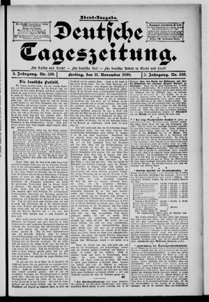 Deutsche Tageszeitung vom 11.11.1898