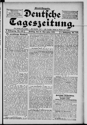 Deutsche Tageszeitung vom 18.11.1898