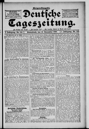 Deutsche Tageszeitung vom 19.11.1898