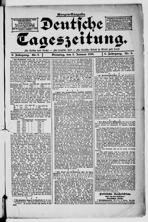 Deutsche Tageszeitung on Jan 3, 1899